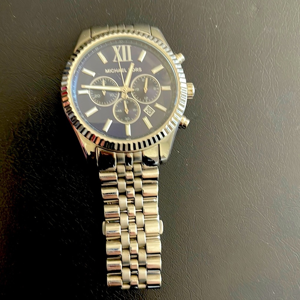 Silver Michael Kors men’s watch!